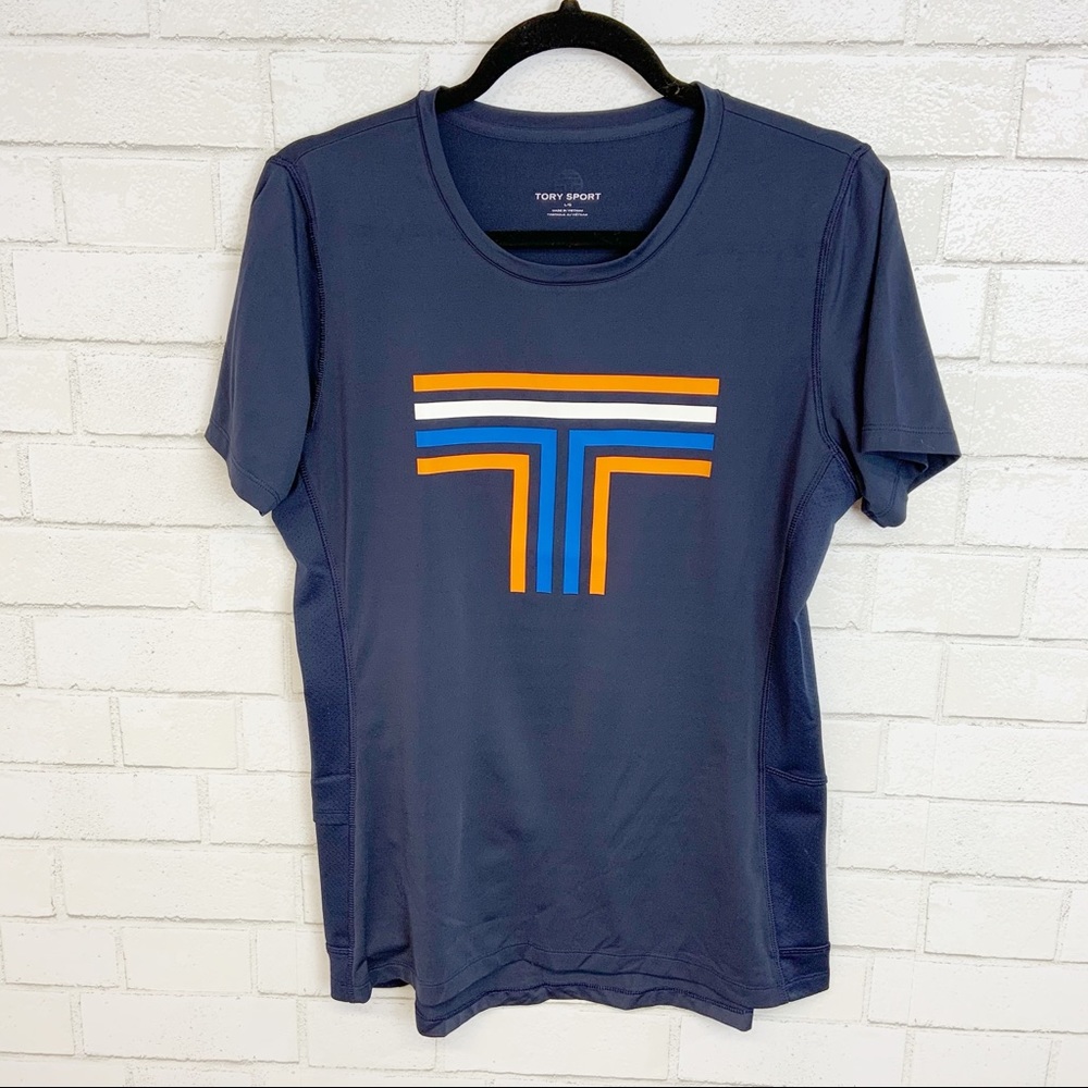 Tory Burch Sport Short Sleeve tee tshirt M